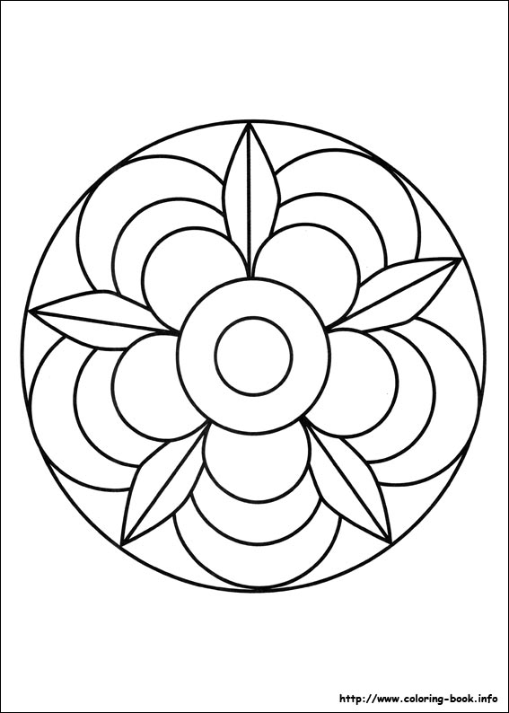 Mandalas coloring picture