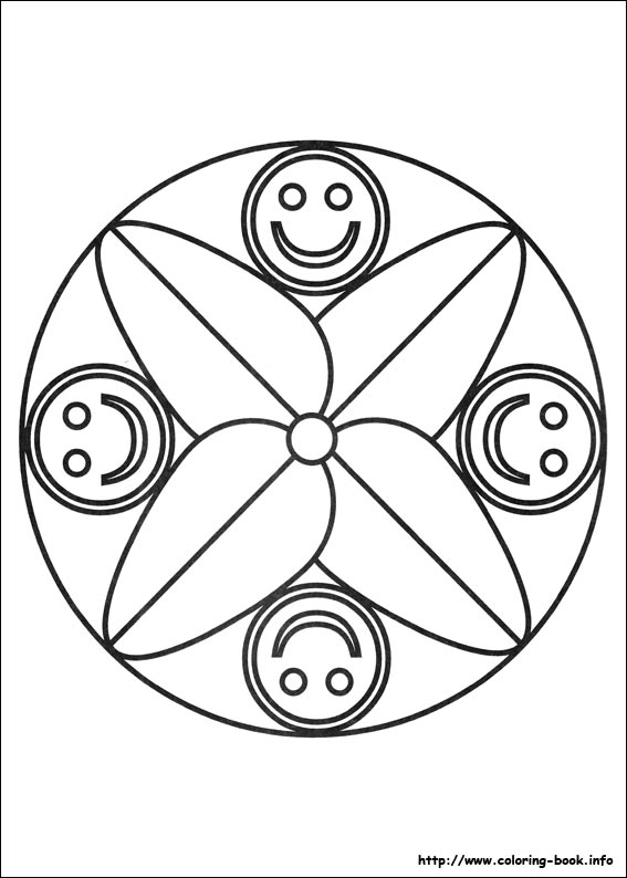 Mandalas coloring picture