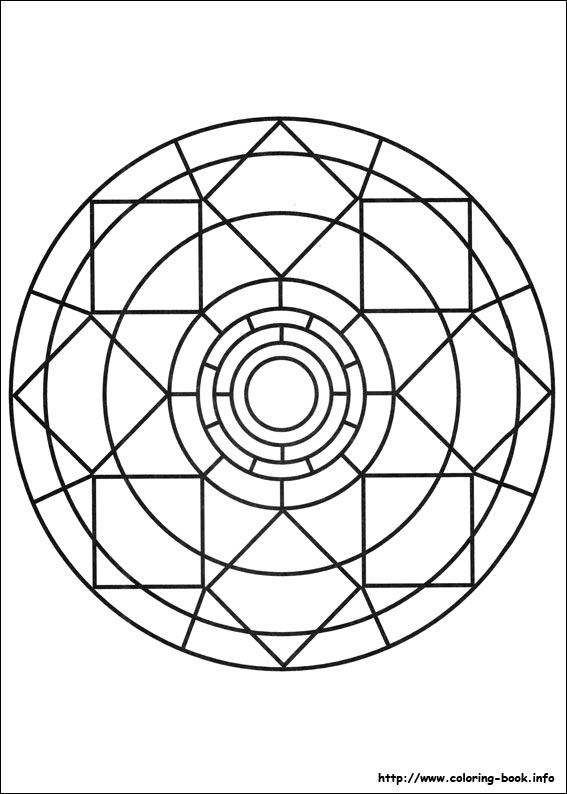 Mandalas coloring picture