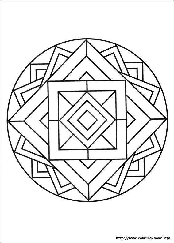 Mandalas coloring picture