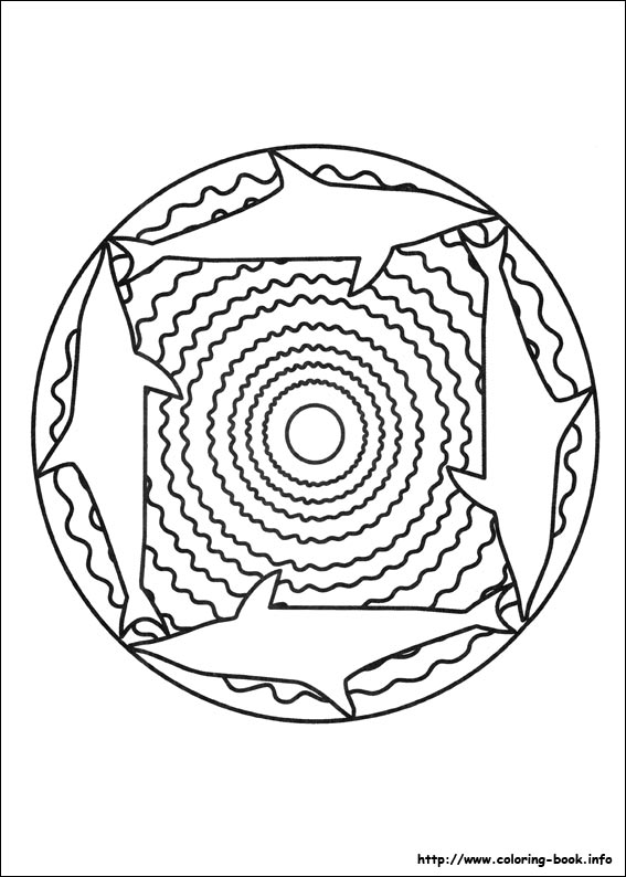 Mandalas coloring picture
