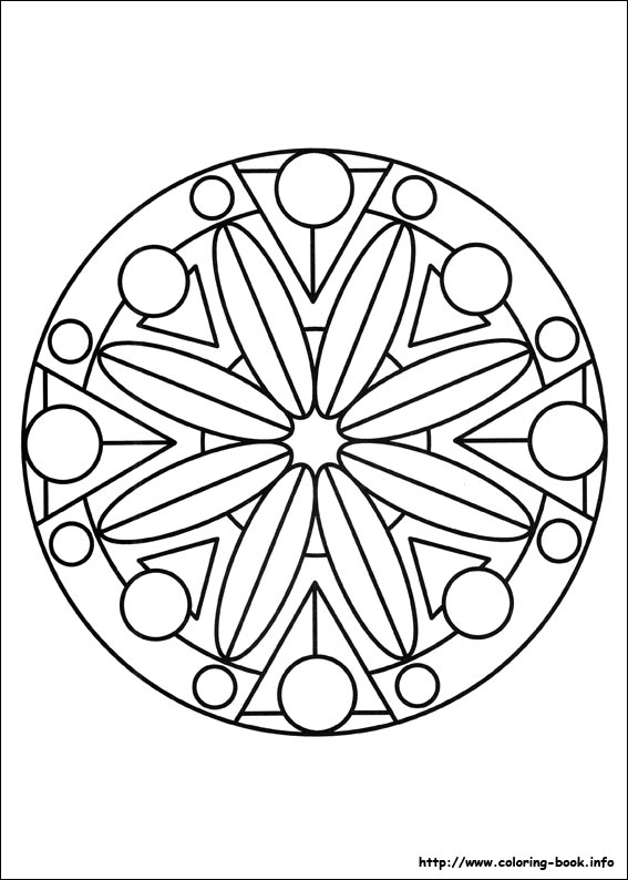 Mandalas coloring picture