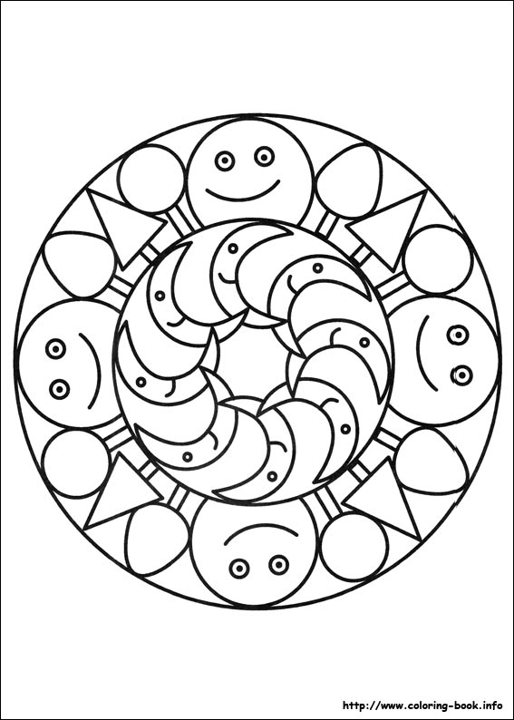 Mandalas coloring picture