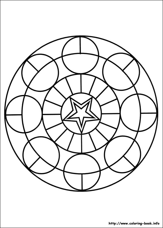 Mandalas coloring picture