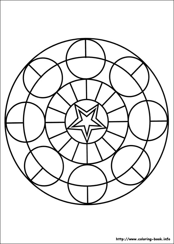 Mandalas coloring picture