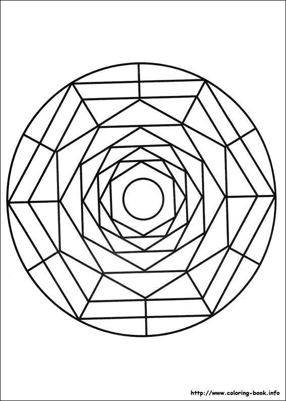 Mandalas coloring picture