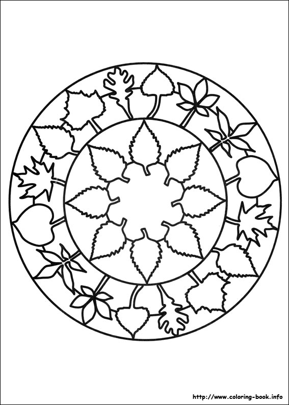 Mandalas coloring picture