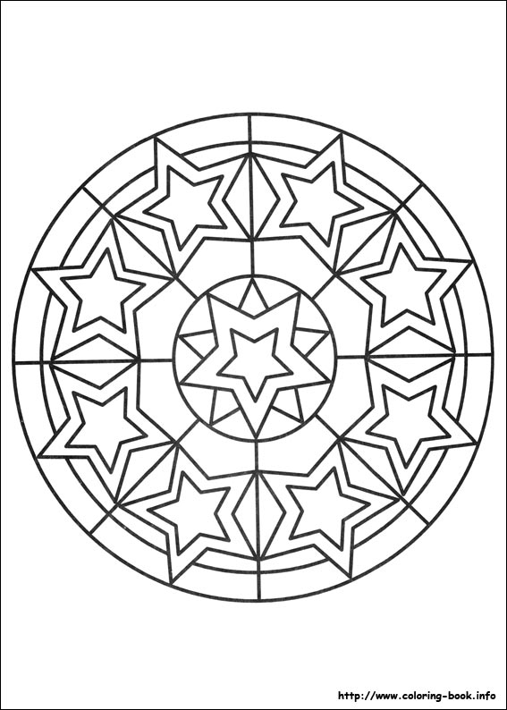 Mandalas coloring picture