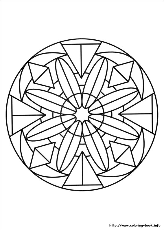 Mandalas coloring picture