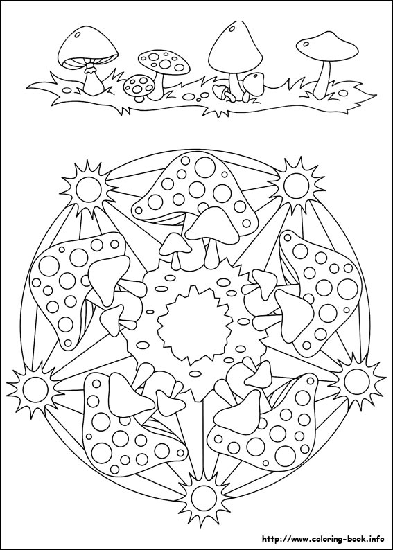 Mandalas coloring picture