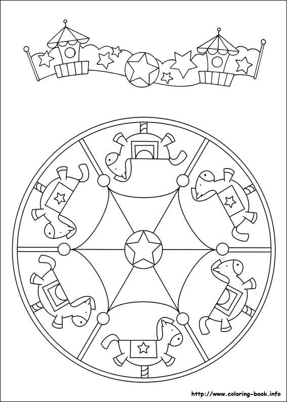 Mandalas coloring picture