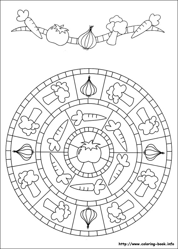 Mandalas coloring picture