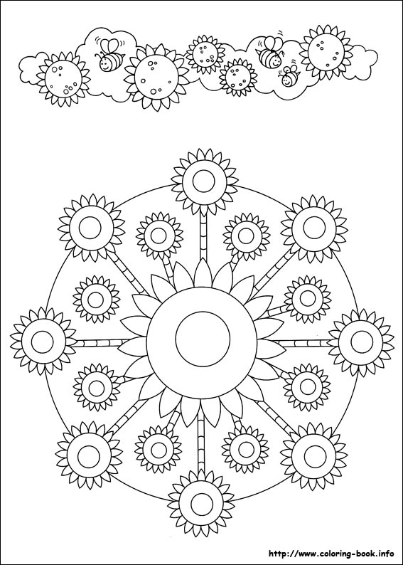 Mandalas coloring picture