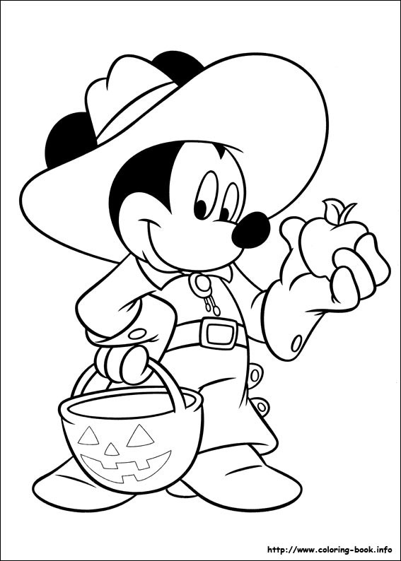 Mickey coloring picture