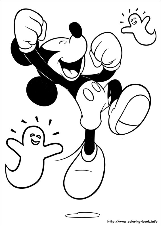 Mickey coloring picture