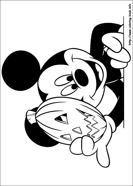 Mickey coloring picture