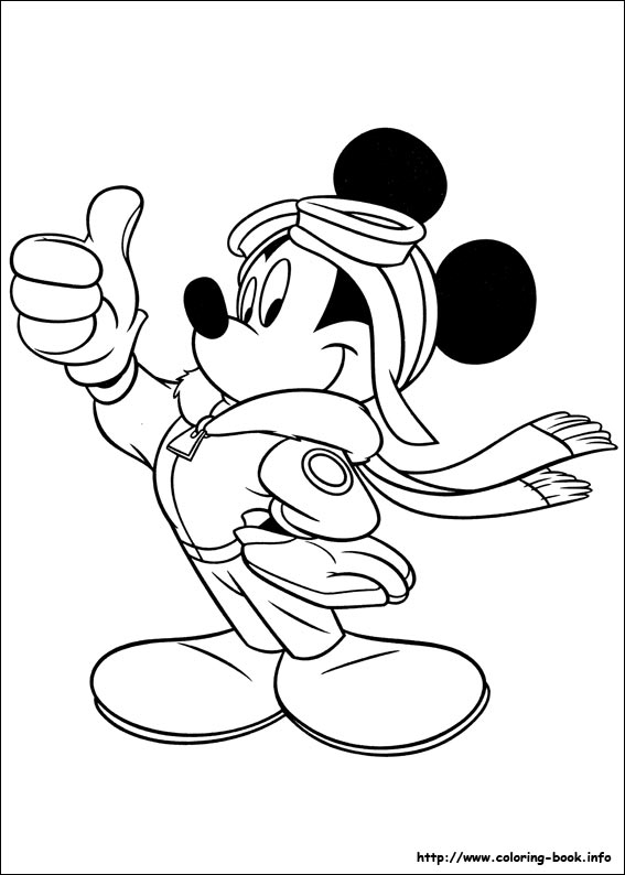 Mickey coloring picture