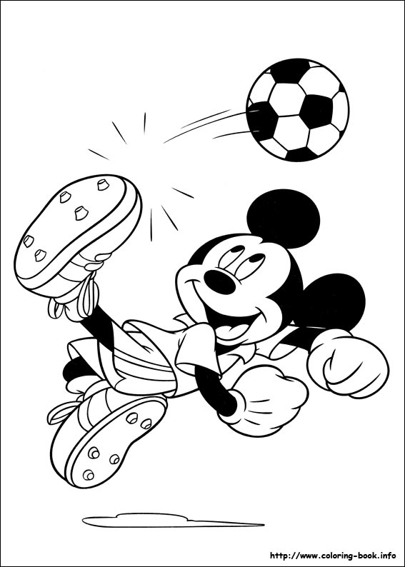 Mickey coloring picture