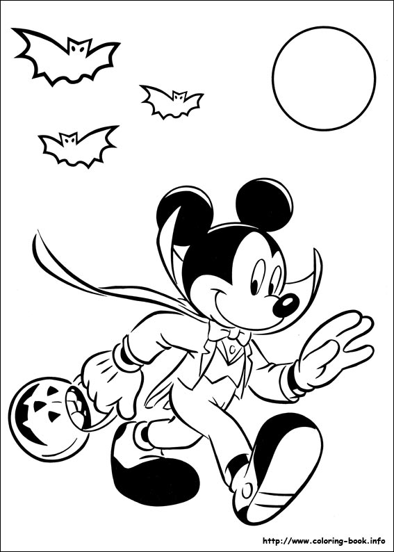 Mickey coloring picture