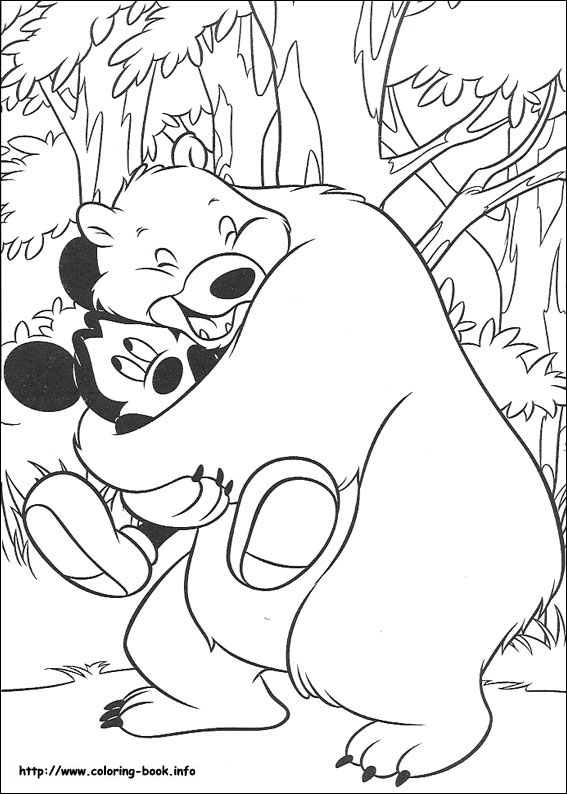 Mickey coloring picture