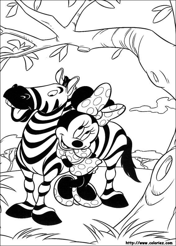 Mickey coloring picture