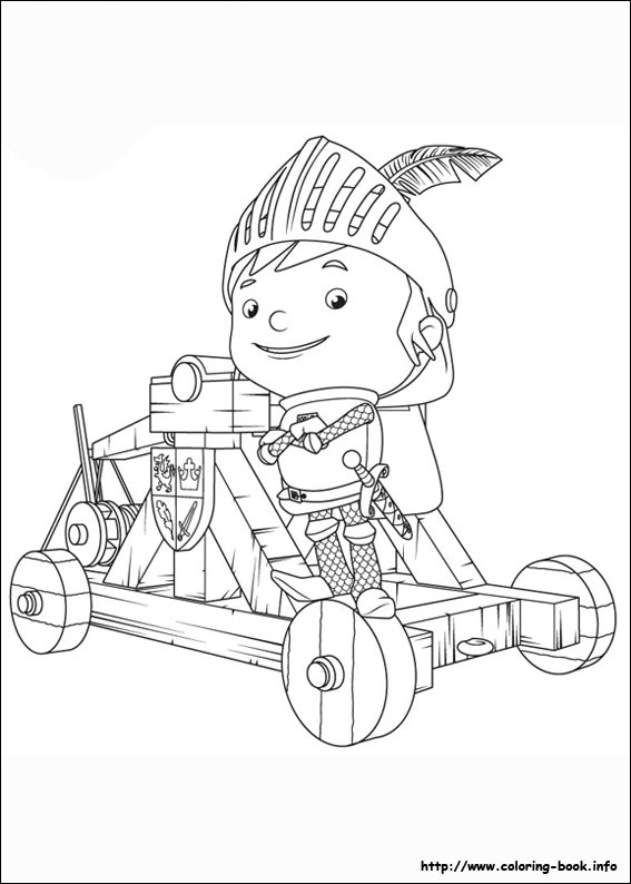 Mike the Knight coloring picture