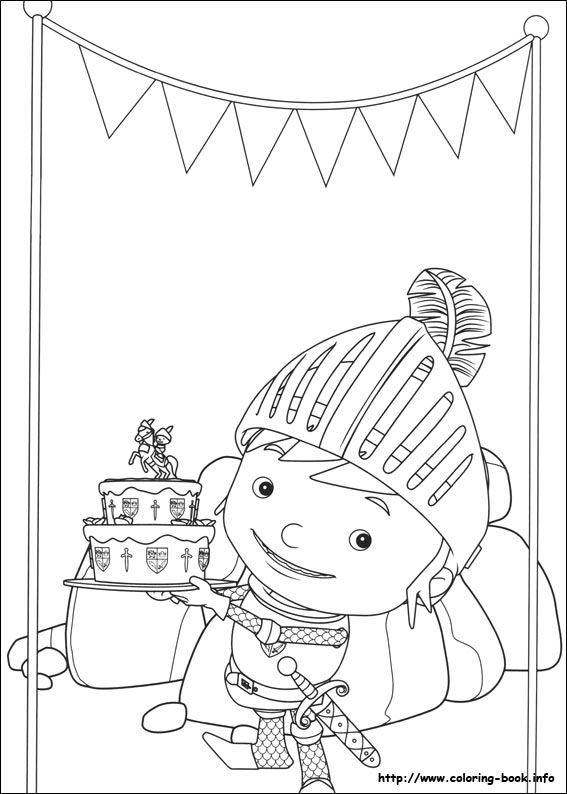 Mike the Knight coloring picture