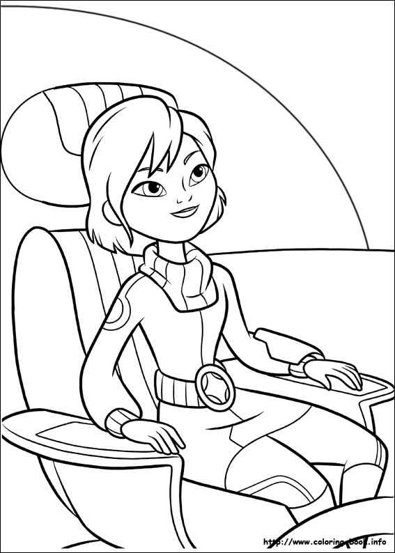 Miles from Tomorrowland coloring picture