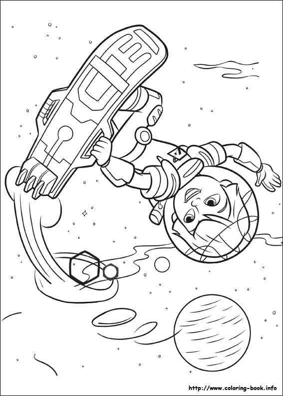 Miles from Tomorrowland coloring picture