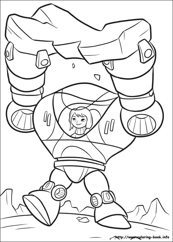 Miles from Tomorrowland coloring picture