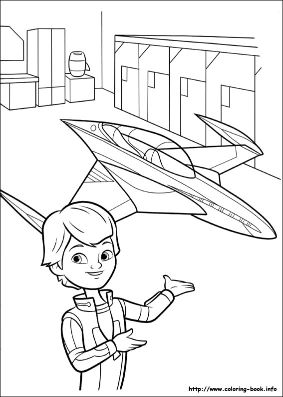 Miles from Tomorrowland coloring picture