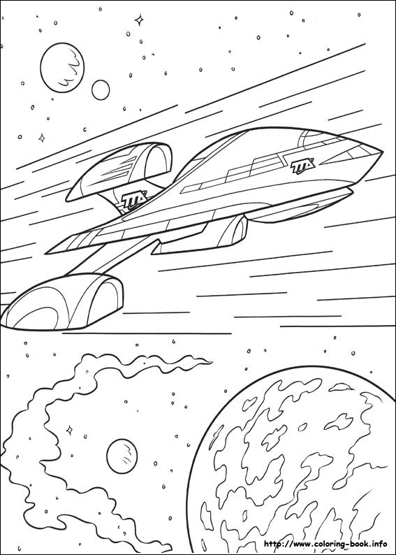 Miles from Tomorrowland coloring picture