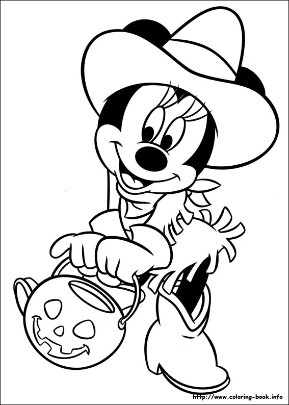 Minnie Mouse coloring picture