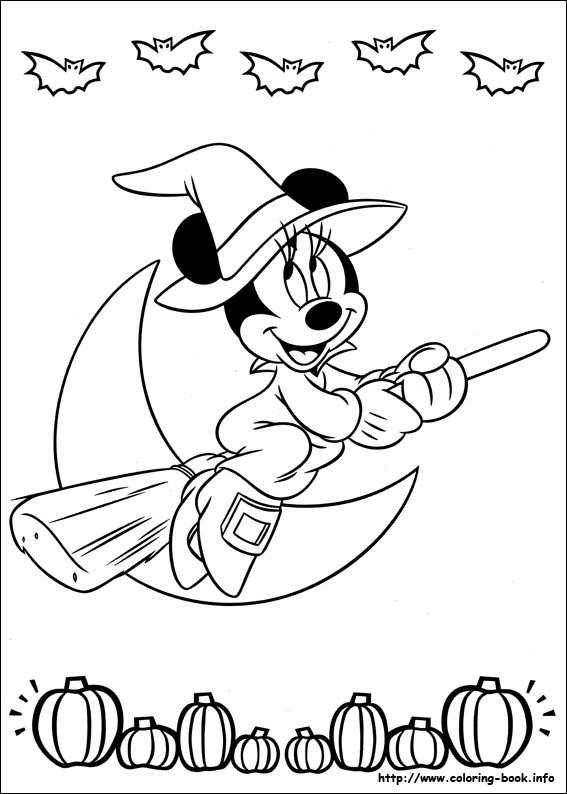 Minnie Mouse coloring picture