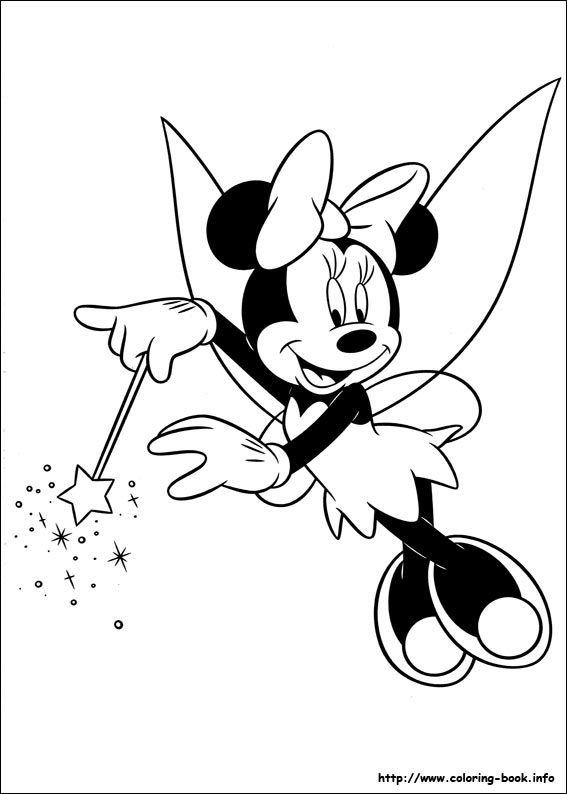 Minnie Mouse coloring picture