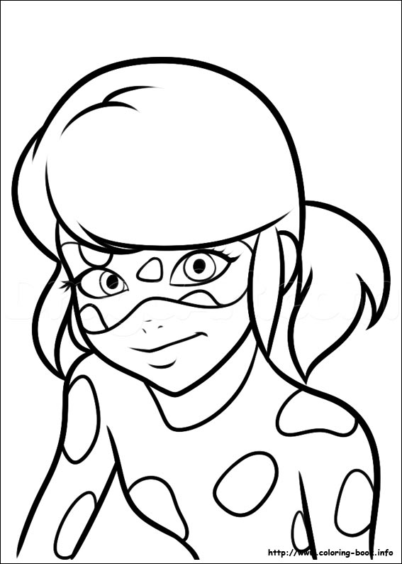 Miraculous Ladybug coloring picture