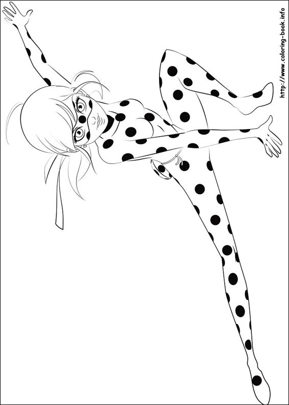 Miraculous Ladybug coloring picture