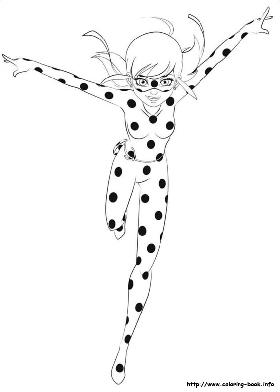 Miraculous Ladybug coloring picture