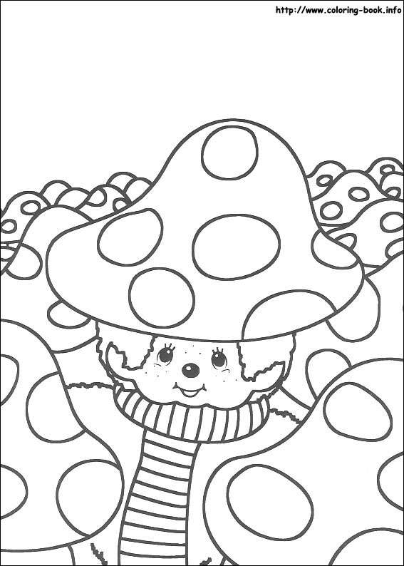 Monchhichi coloring picture