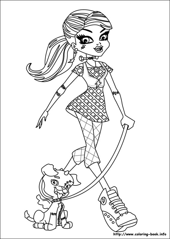 Monster High coloring picture