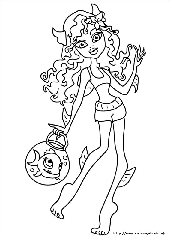 Monster High coloring picture