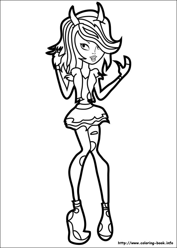 Monster High coloring picture