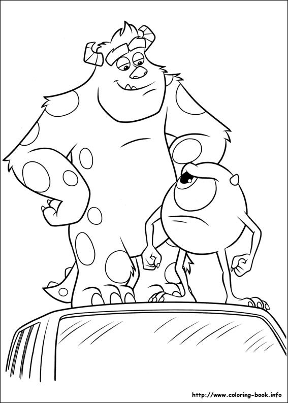 Monsters University coloring picture