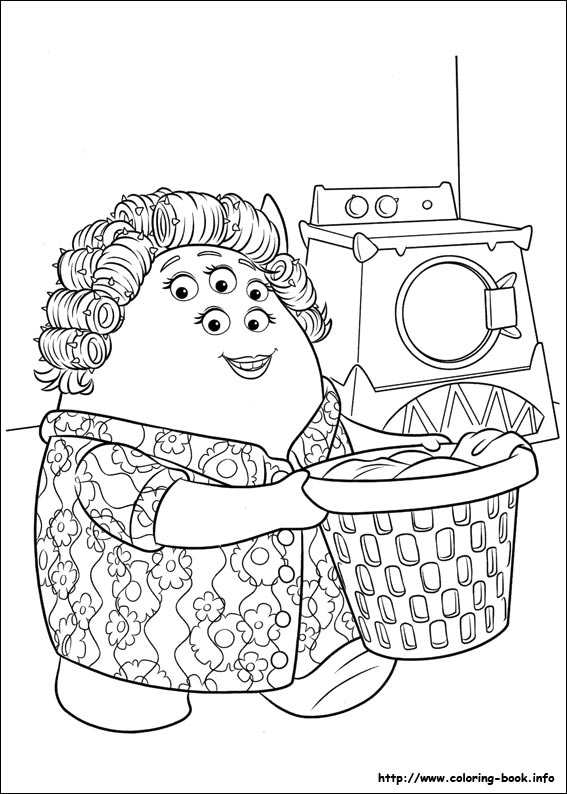 Monsters University coloring picture