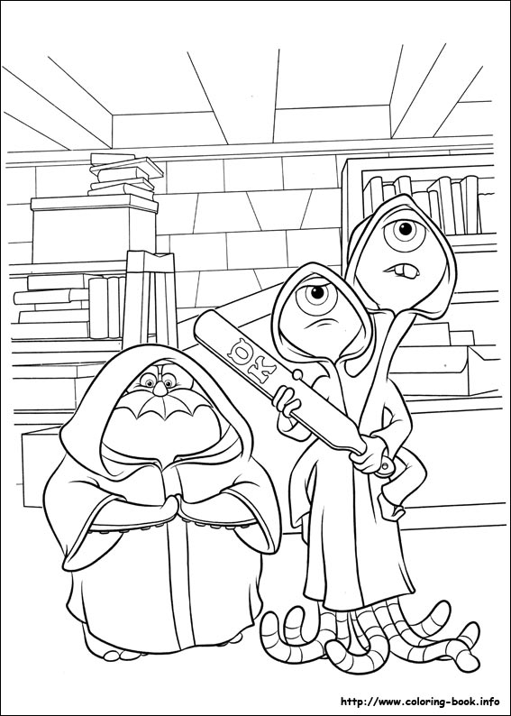 Monsters University coloring picture