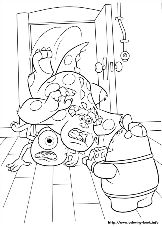 Monsters University coloring picture