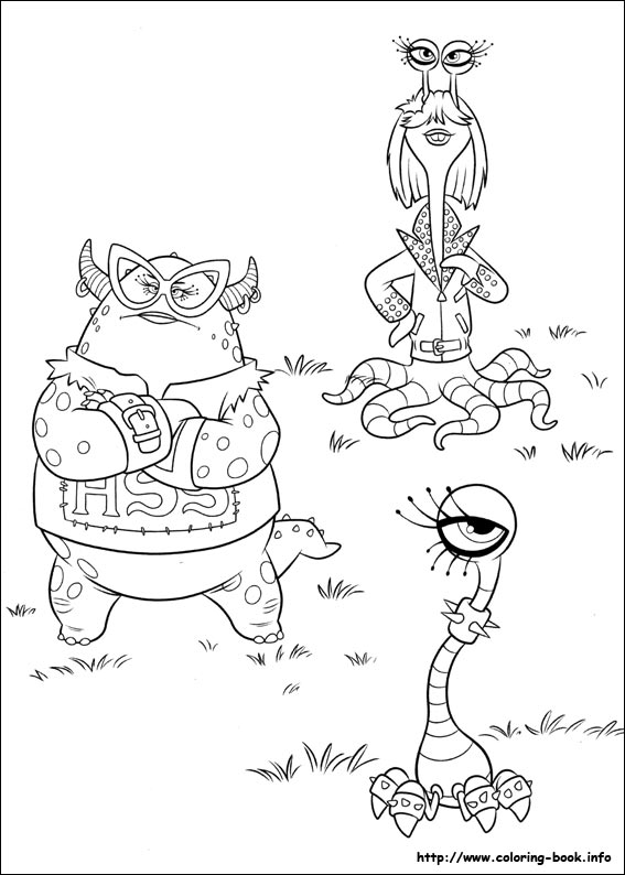 Monsters University coloring picture