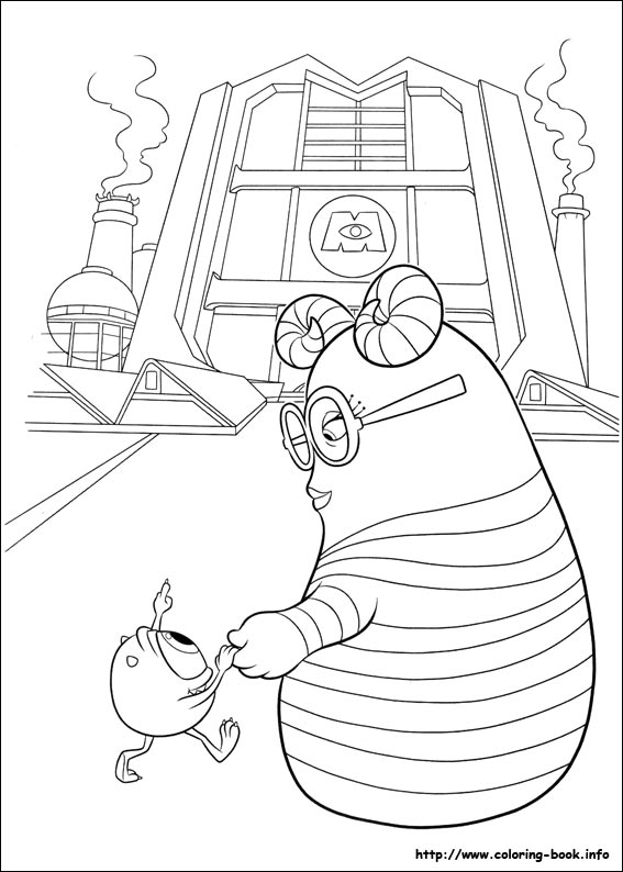 Monsters University coloring picture