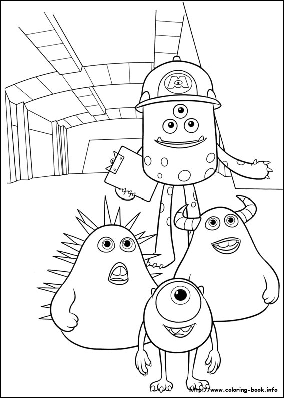 Monsters University coloring picture