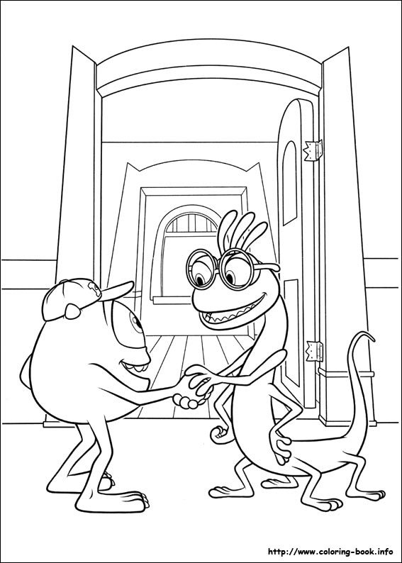 Monsters University coloring picture